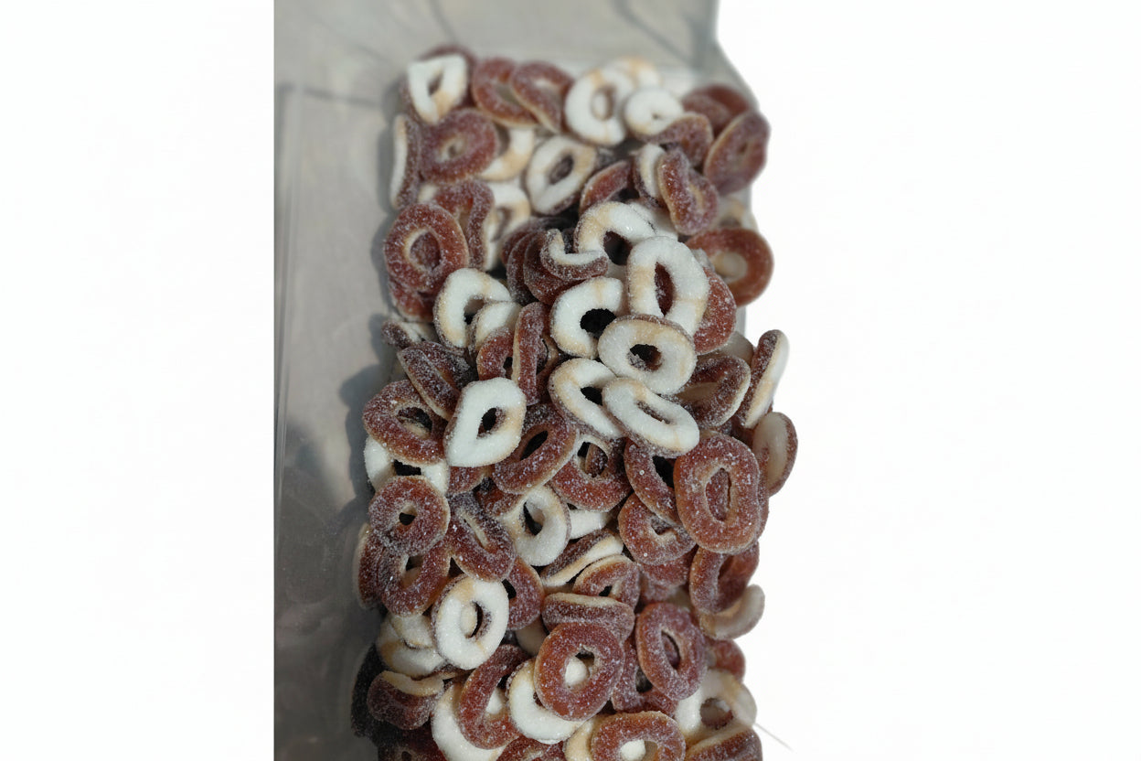 anneaux sucrés coca