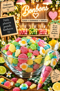 sachet cone anniversaire