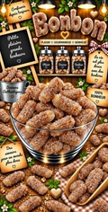 cacahuète feuilletée