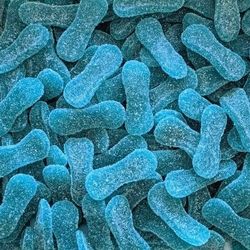 langues bleues framboises
